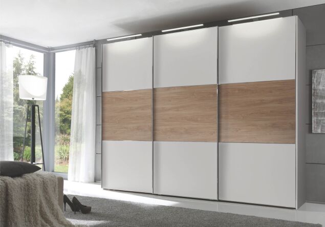 Includo weiss Eiche Puccini GZL chromfarbig RET 2