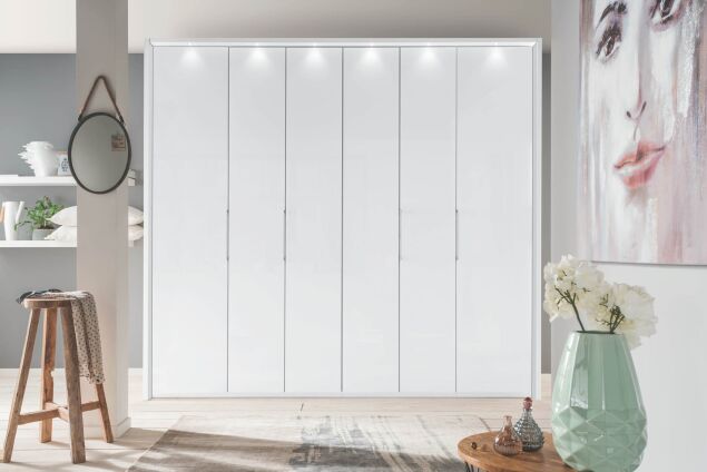 MONACO 1000 2000 00075 19 Weiss FTS250cm Fr v2.Gl.weiss Griffe Chrom mit PPT+Bel