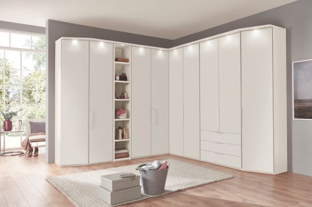 MONACO 2000 15834 20 Weiss Eckkombination Faltturen Griffe Chrom